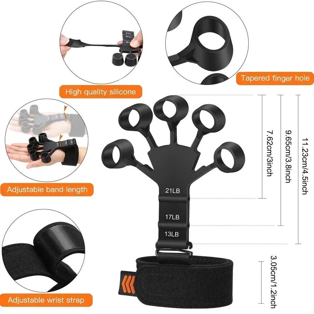 FINGER POWER TRAINER | Multi-resistance [13LB, 17LB 21LB] - JUSTSPORT